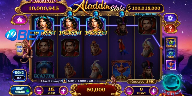 Khám phá tựa game quay Slot Aladin