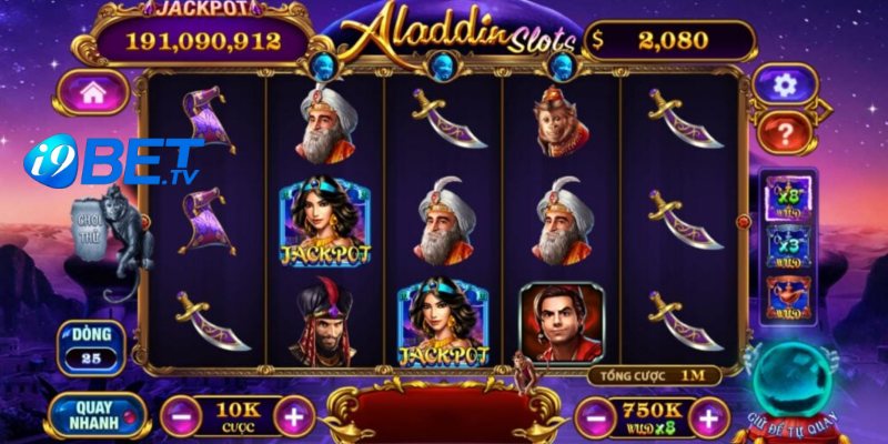 Hướng dẫn cược thủ cách chơi quay Slot Aladin