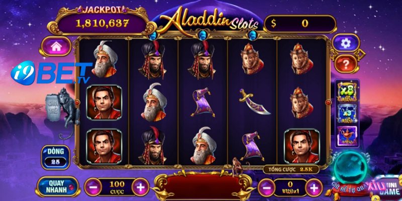 Các biểu tượng cần chú ý trong game quay Slot Aladin