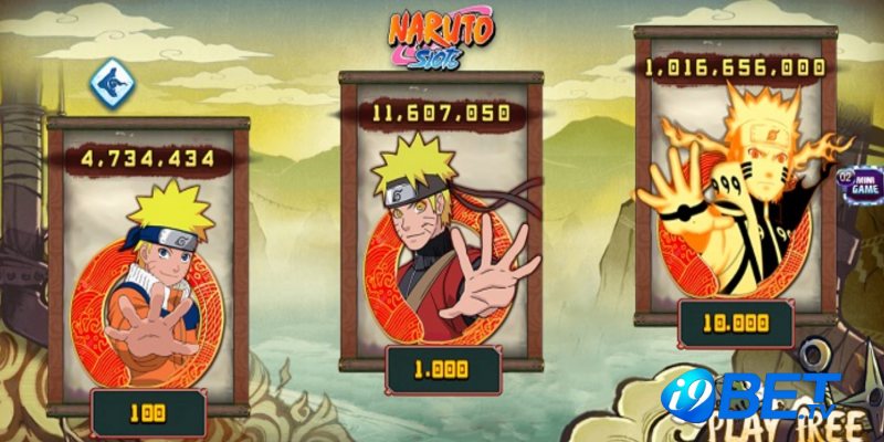 Cách tính thưởng quay slot Naruto