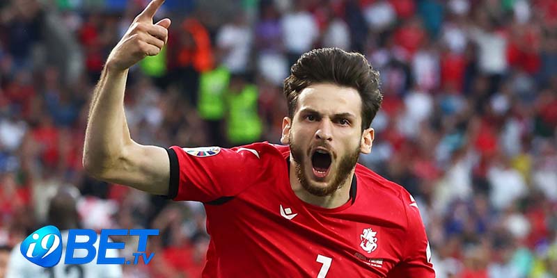 Kvaratskhelia đã giúp đội tuyển Georgia làm nên lịch sử khi đi vào vòng 1/8 EURO 2024